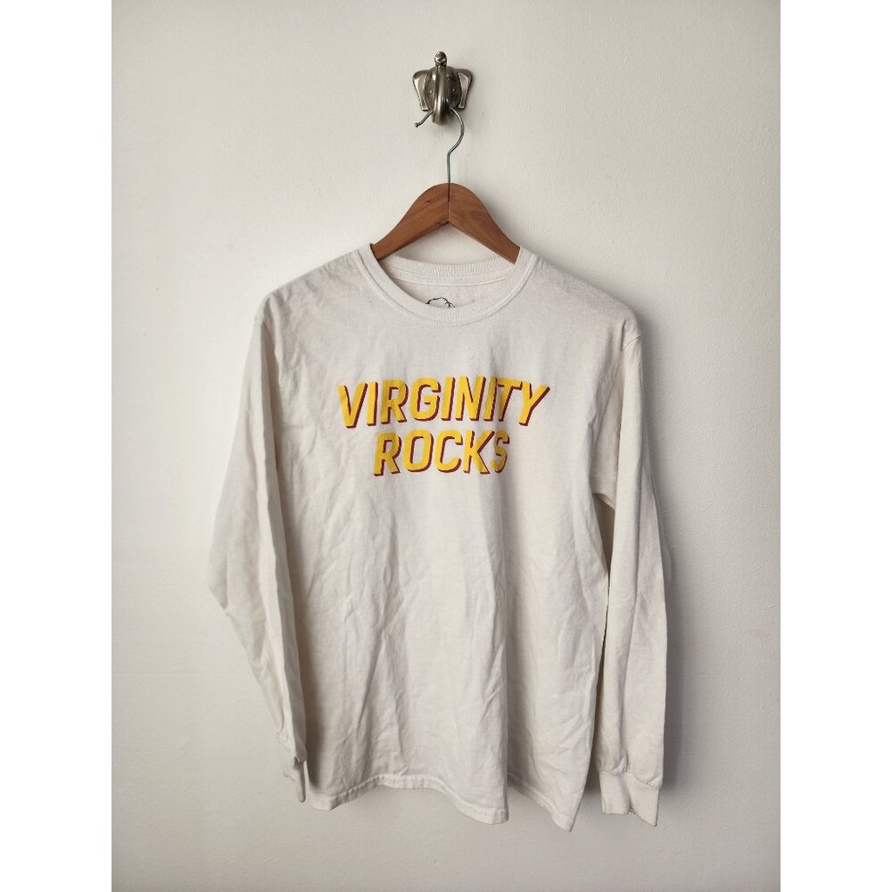 Danny Duncan white Virginity Rocks long sleeve T-shirt M